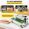 VEVOR Continuous Bag Band Sealing Machine FR900K Band Sealer Machine with Digital Temperature Control Horizontal Bag Sealer for 0.02-0.08 mm Plastic B