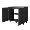 Carter Smokey Oak Utility Sink and Cabinet