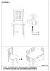 Beautiful 6-Pc Dinette Chalk Gray Finish Rectangular Table Upholstered Chair Bench Dining Room Wooden Dining Set Furniture Transitional Contemporary S