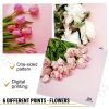 Microfiber Cleaning Cloth for Glasses Lens Cleaning Cloth Microfiber Cloth for Phone Screens Camera Lens Cleaner 6 pcs Flowers Pattern