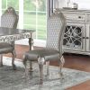 Grey and Vintage Bone White Side Chairs (Set of 2)