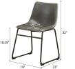 Varna 5-Piece Round Dining Set, Trestle Dining Table with 4 Stylish Chairs
